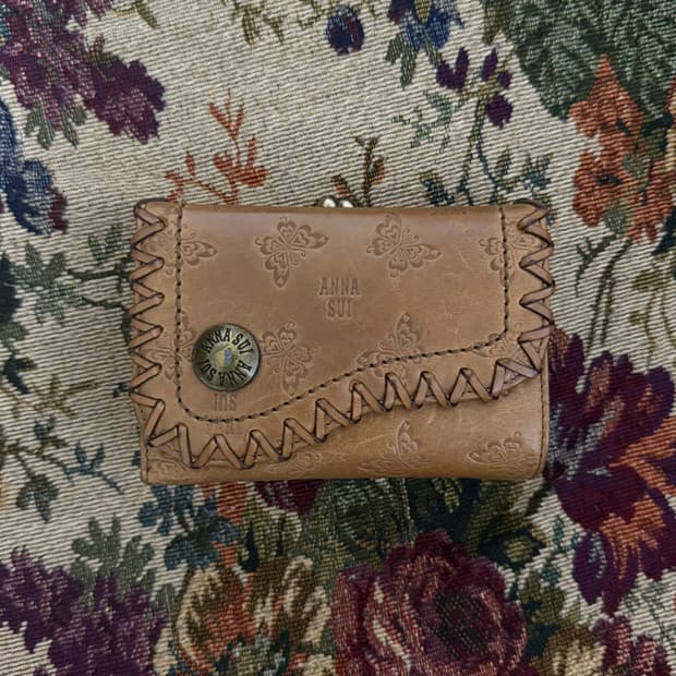 안나수이 빈티지 3단 반지갑 anna sui wallet (박스o)