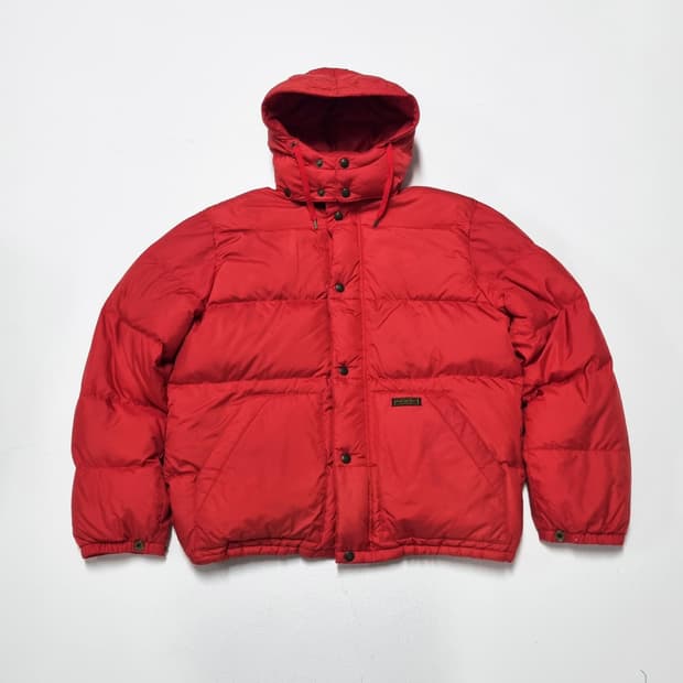 90s 빈티지 폴로랄프로렌 엘름우드 패딩 레드 - M