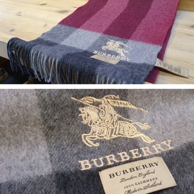 버버리 캐시미어 머플러