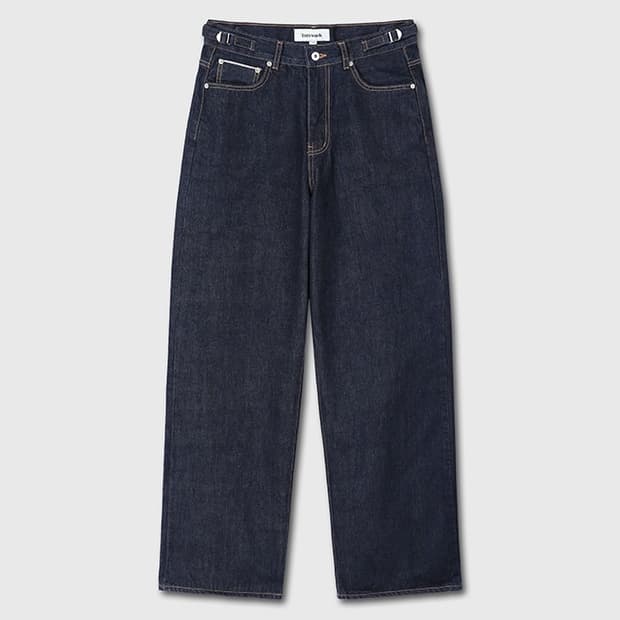 토니웩 와이드 레그 셀비지 데님 진 30 m