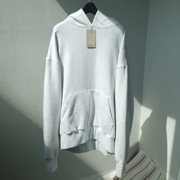 Yeezy Season4 light heather grey hoodie