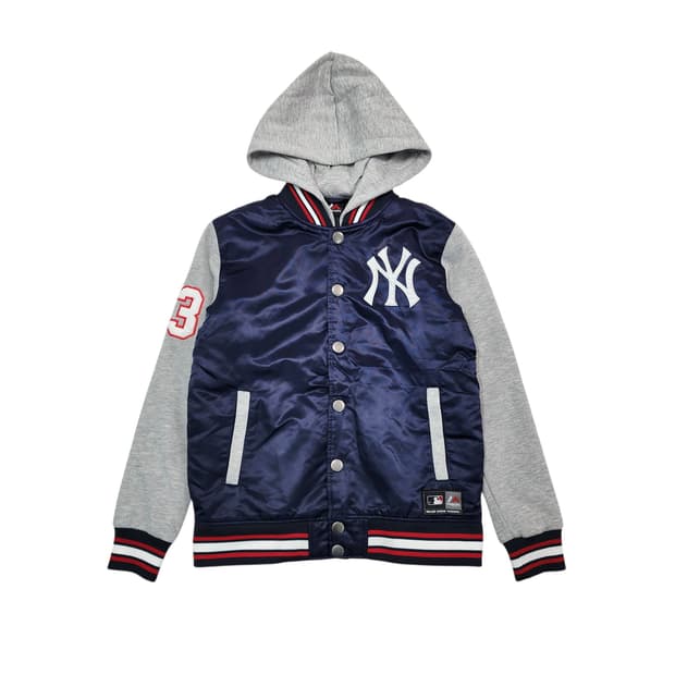 S Majestic 마제스틱 뉴욕 양키스 후드 바시티 자켓