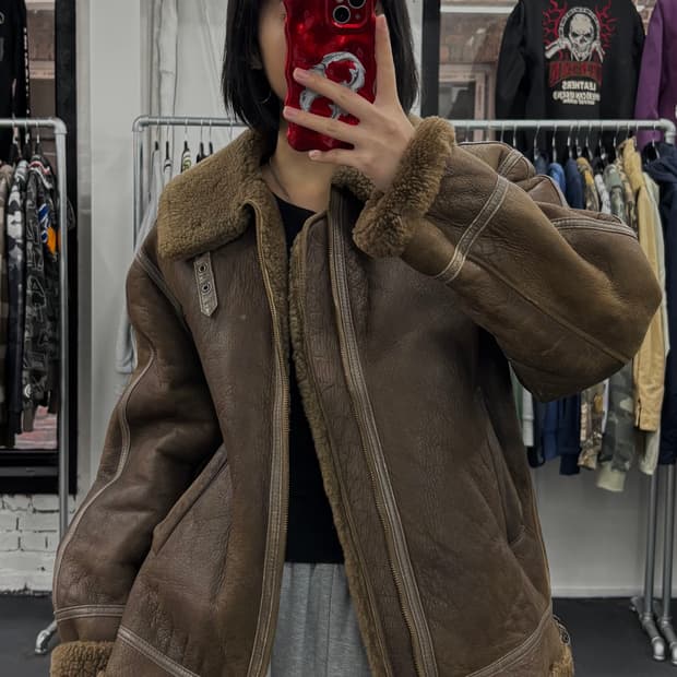 Knight Tailors 리얼레더 B3 무스탕 