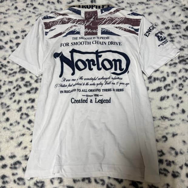 “Norton” Y2K Old Glory Print Tee