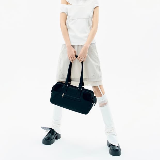 오호스 Button Slit Leg Warmer / Off White