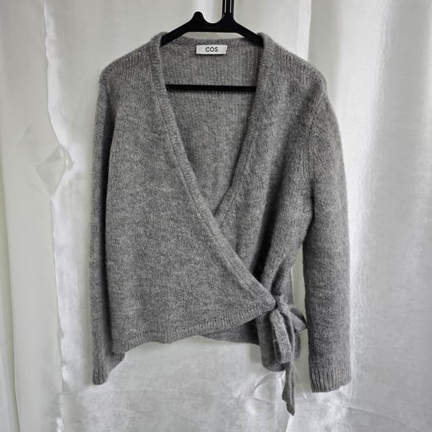 COS 랩 스타일 가디건 그레이 (1752)