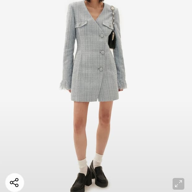 오드원아웃)트위드자켓원피스