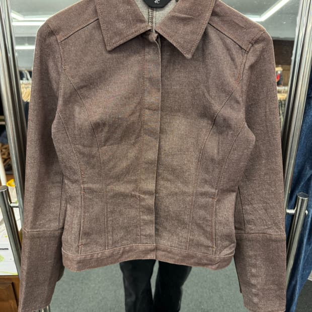 japanese vintage 여성 브라운 데님자켓