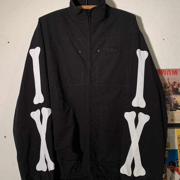 넘버나인 본 스티치 투웨이 바람막이 자켓