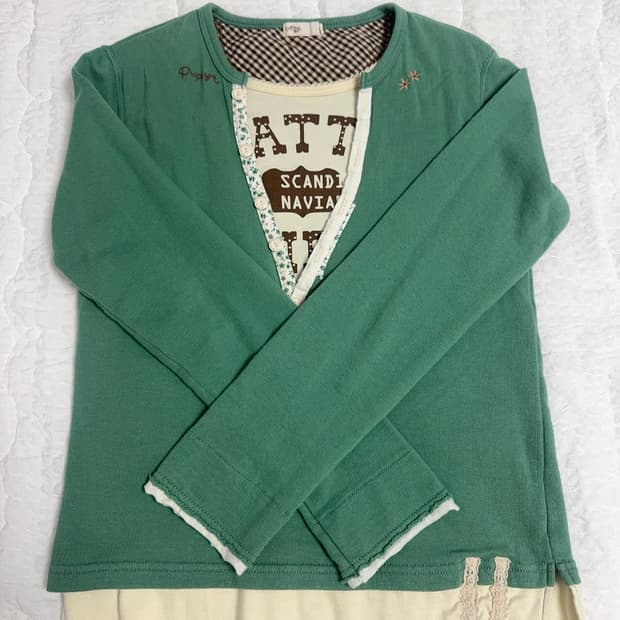 vintage leyered tee