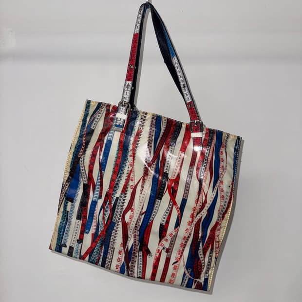 장 폴 고티에 룰러 레더 토트백