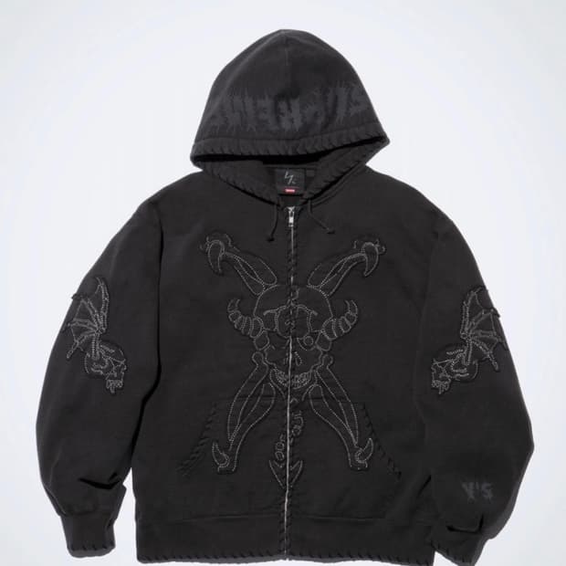 슈프림 요지야마모토 후드집업