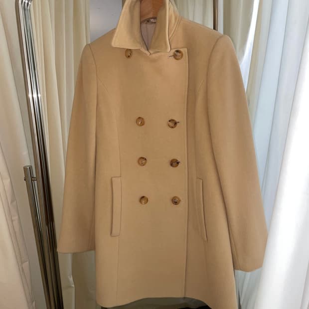 vintage anayi angora half coat
