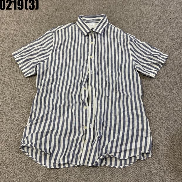 AND Z 스트라이프 반팔 셔츠