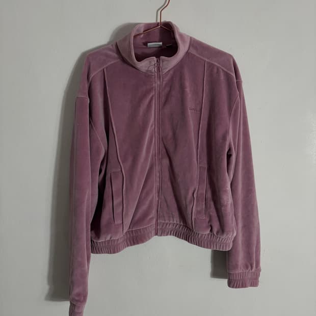 커버낫 벨벳 집업 핑크(M)