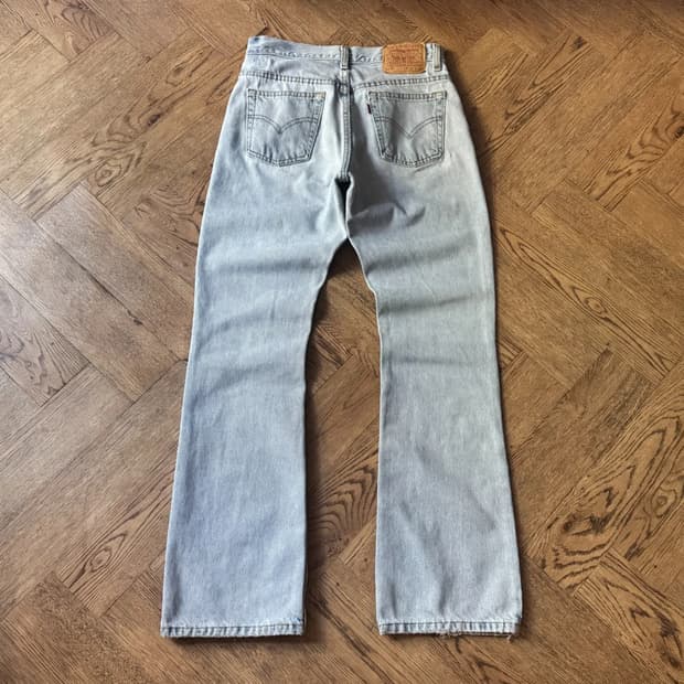 [32]리바이스 517 빈티지 리페어드 라이트블루 플레어진 F58