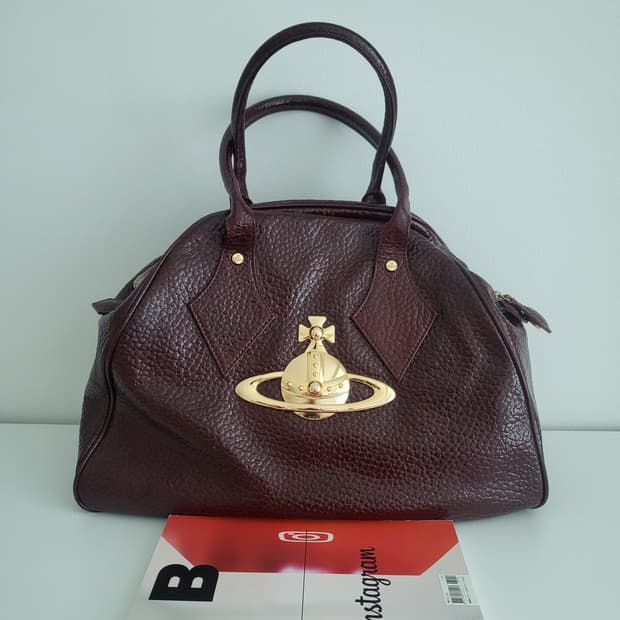 Vivienne Westwood 비비안웨스트우드 정품 금장 토트백 라지종