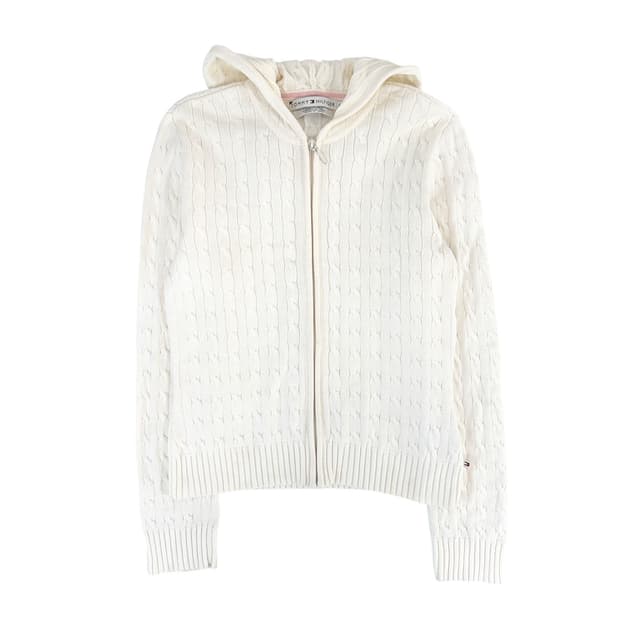 타미힐피거 니트 후드집업 (woman L)