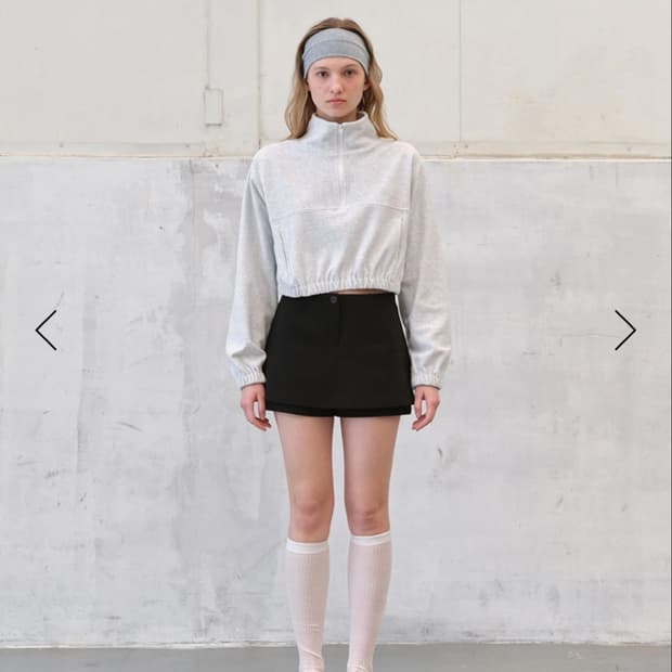 릴리코츠 포니스커트 블랙S