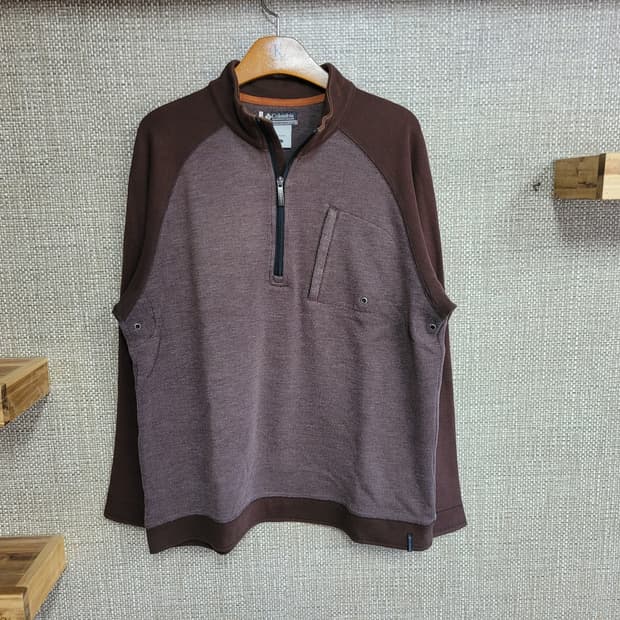 L 105사이즈 컬럼비아 집업 니트 등산 아웃도어 빈티지