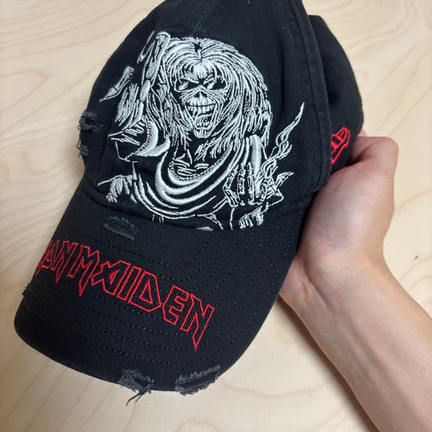 new era X iron maiden 캡