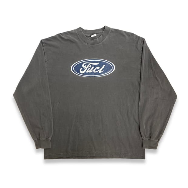 FUCT 오발 로고 롱슬리브 XL