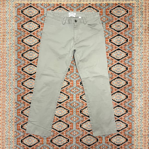  캘빈클라인 그레이 면바지 남성32/30 