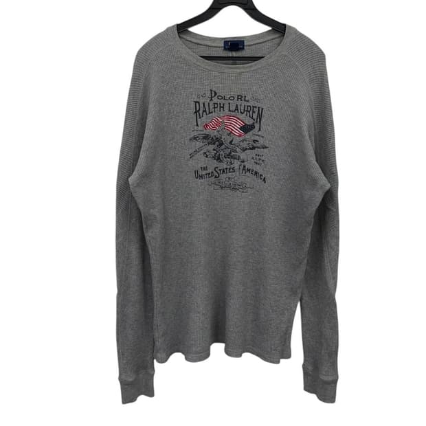 폴로랄프로렌 와플 긴팔티 