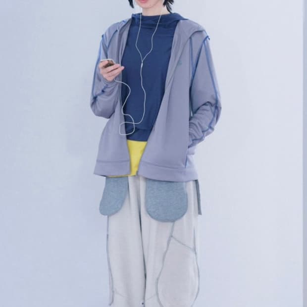 산산기어 25SS 후드집업 산산기어 X 고마츠나나