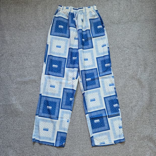 Japanese vintage 반다나 와이드 팬츠 Free