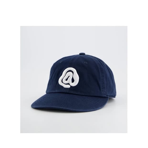 아노트 A 심볼 로고 워싱 캡 네이비