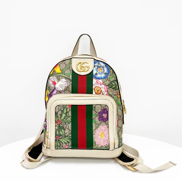 구찌 오피디아 GG 플로라 스몰 백팩
