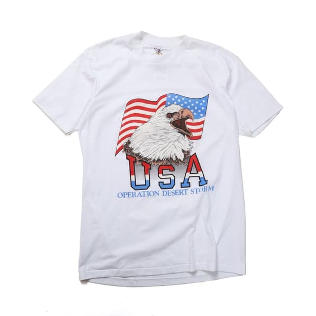 00's Hanes USA Printing T-shirt  