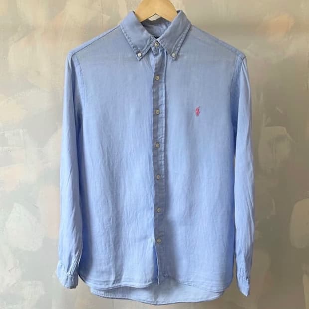 폴로 린넨 셔츠 커스텀핏 s