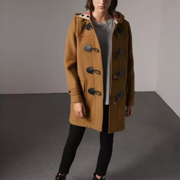 버버리 떡볶이 코트