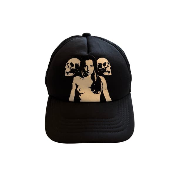 HYSTERIC GLAMOUR SKULL GIRL MESH CAP
