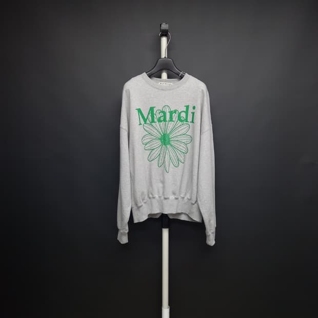 마르디메크르디 춘추동 초록그레이 맨투맨 F 44-77