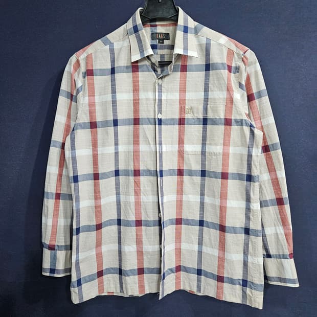 닥스 스트라이프 체크 남성 105 긴팔셔츠 