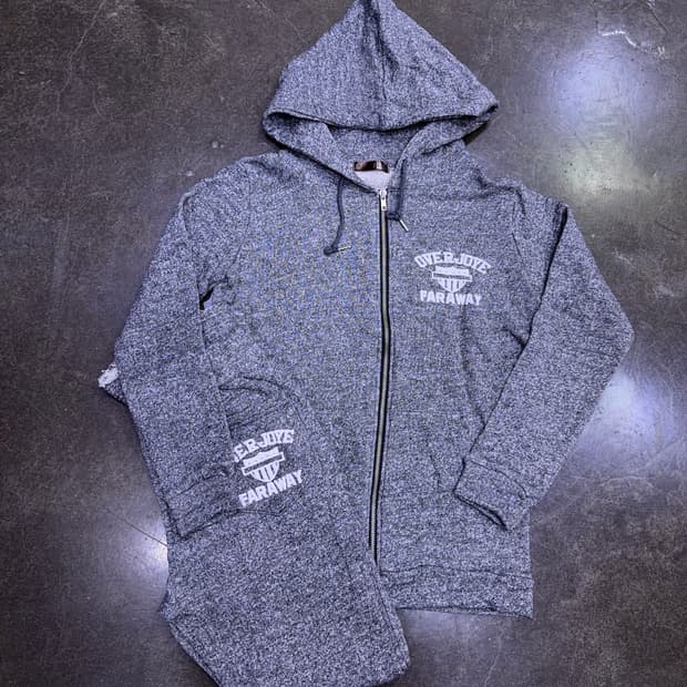 제이후쿠 OVER-JOYE 후드집업 셋업 트레이닝 먹색 M