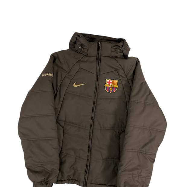 나이키 fc바르셀로나 브라운 점퍼