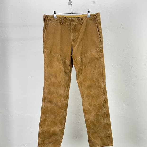 폴로 랄프로렌 라이트 브라운 허니콤 페이디드 워크팬츠