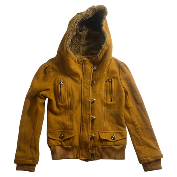 Vintage 허니퍼 후드 집업 여성 자켓