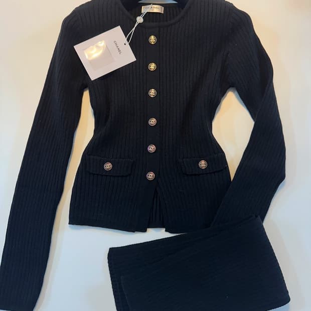 (새상품)샤넬머플러티세트