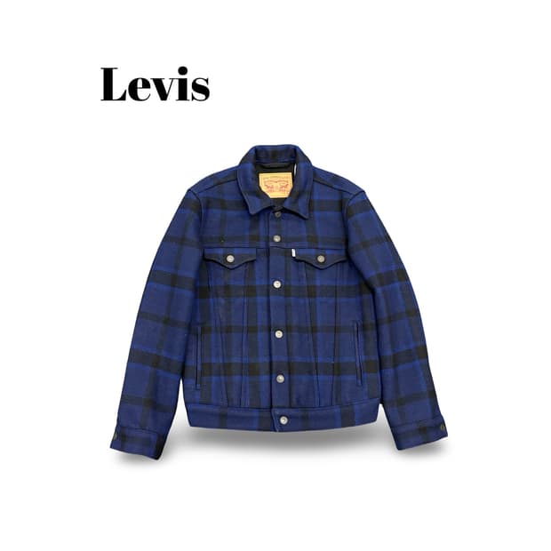 (90)리바이스타탄체크울자켓