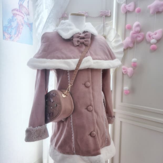 Axes femme 엑시즈팜 히메갸루 2way 리본 코트