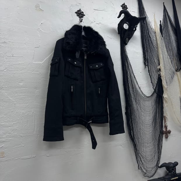 Buffalo bobs trimming fur wool rider jac