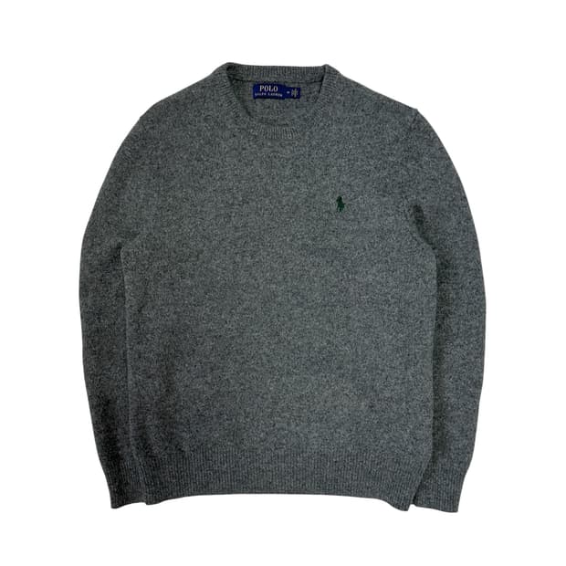 [M] 폴로 라운드넥 울 니트