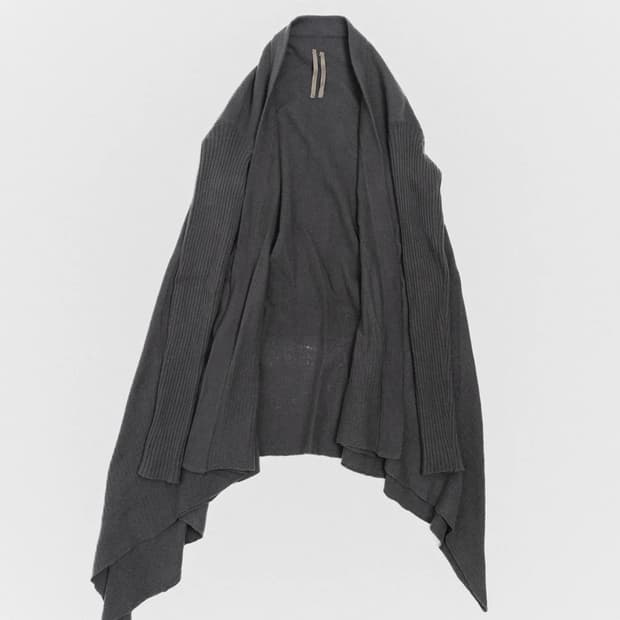 Rick owens 06 dustulator drape cardigan