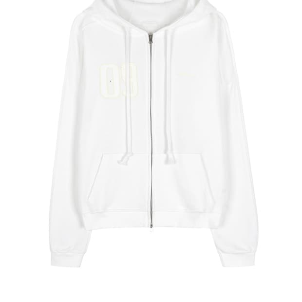 새상품) 클리시어 09후드집업 화이트