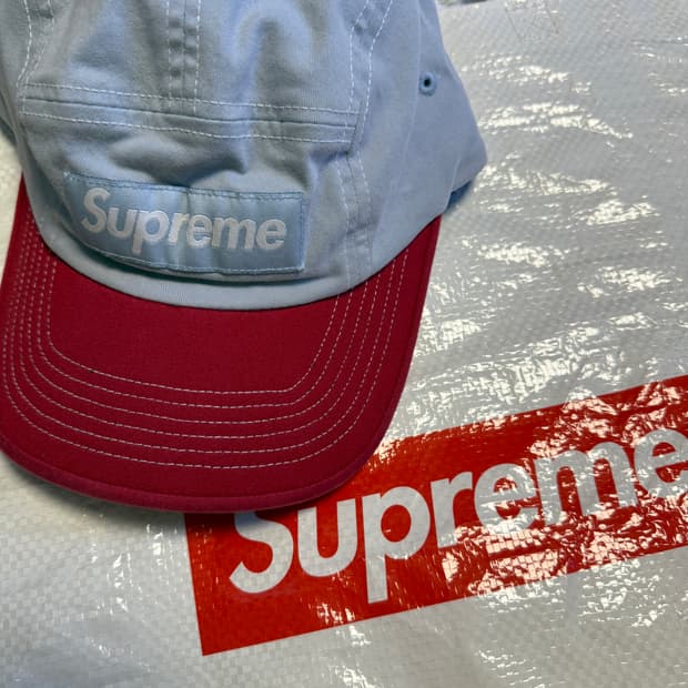 슈프림 투톤 트윌 캠프캡